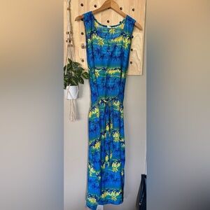 Vintage Rima Tropical Beach Coverup Caribbean One Size